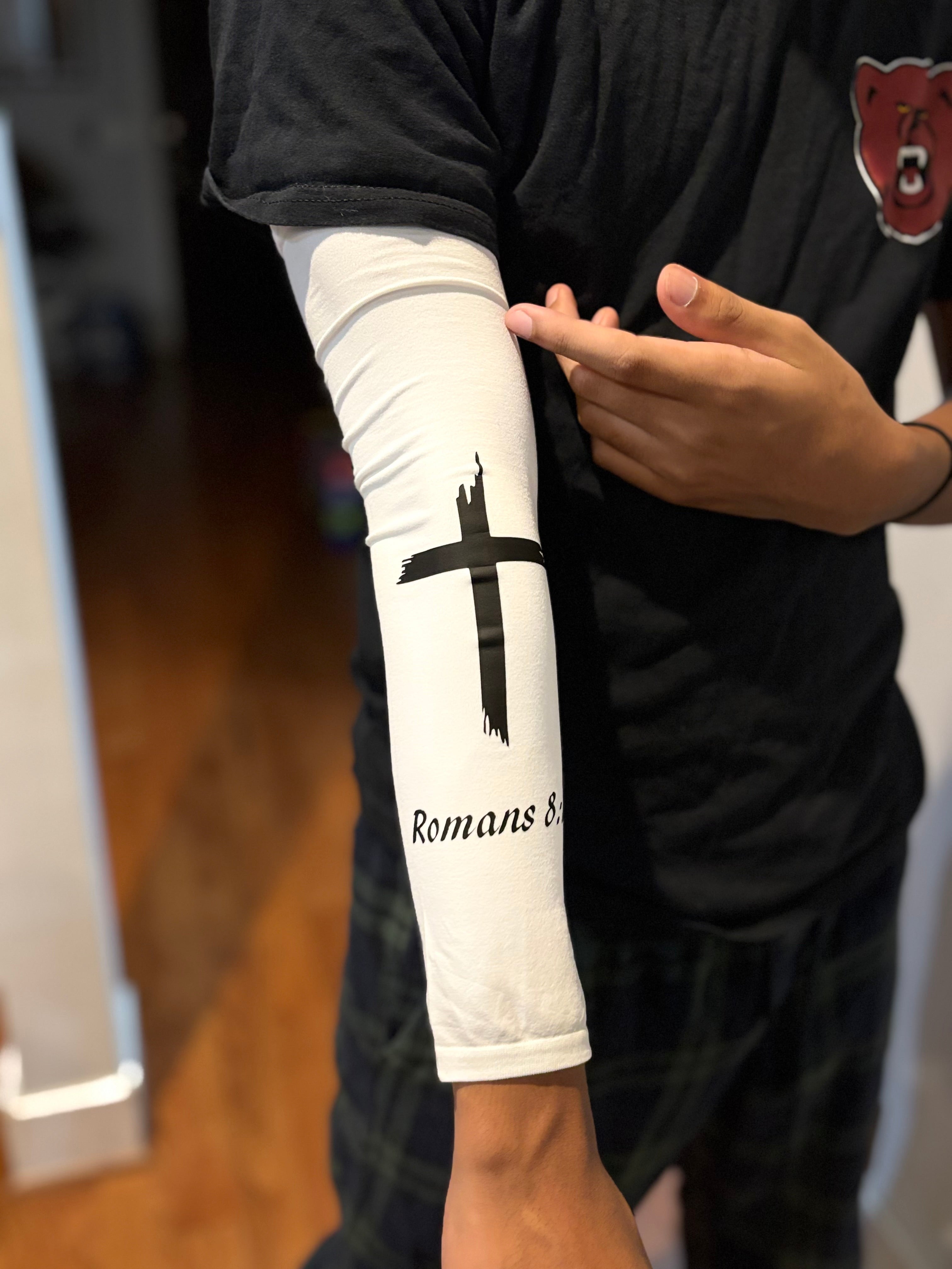 Empowered by Faith: Romans 8:11 Compression Sleeve