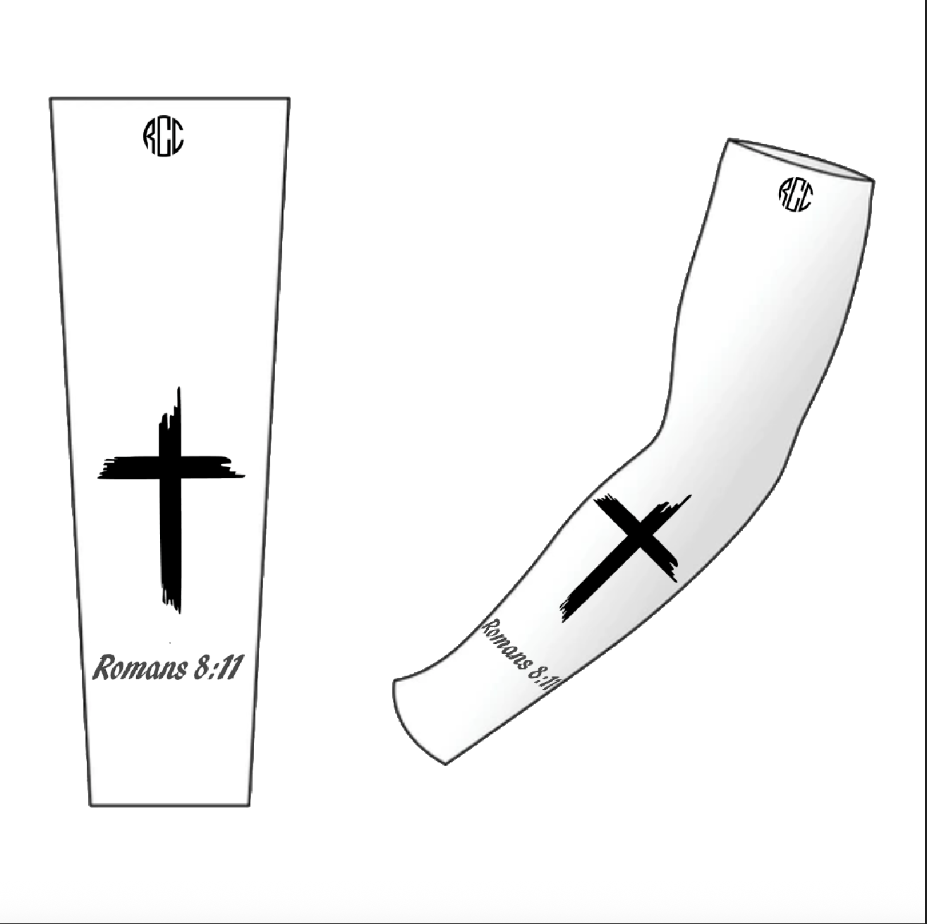 Empowered by Faith: Romans 8:11 Compression Sleeve
